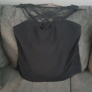Black Magic Suit swim top with built in bra